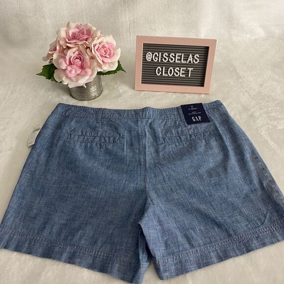 nwt Gap size 14 5”Short Chambray - Picture 7 of 8